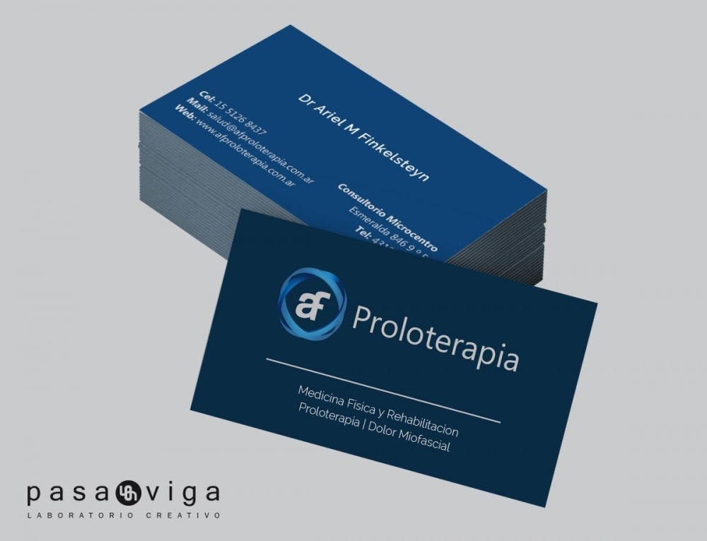 Tarjetas Personales AF Proloterapia