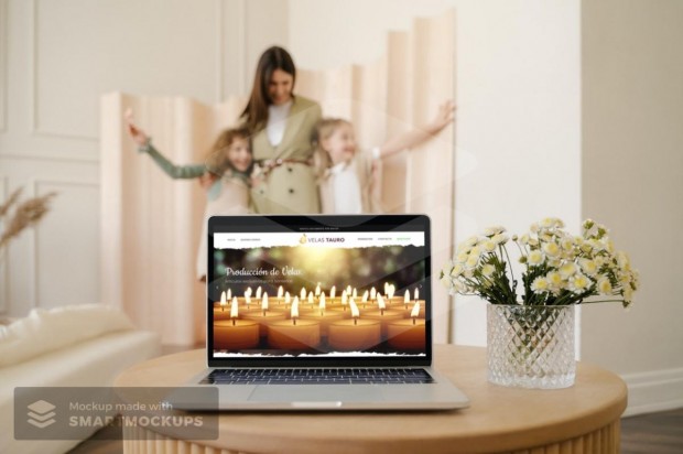 Diseño de Pagina Web para Velas Tauro