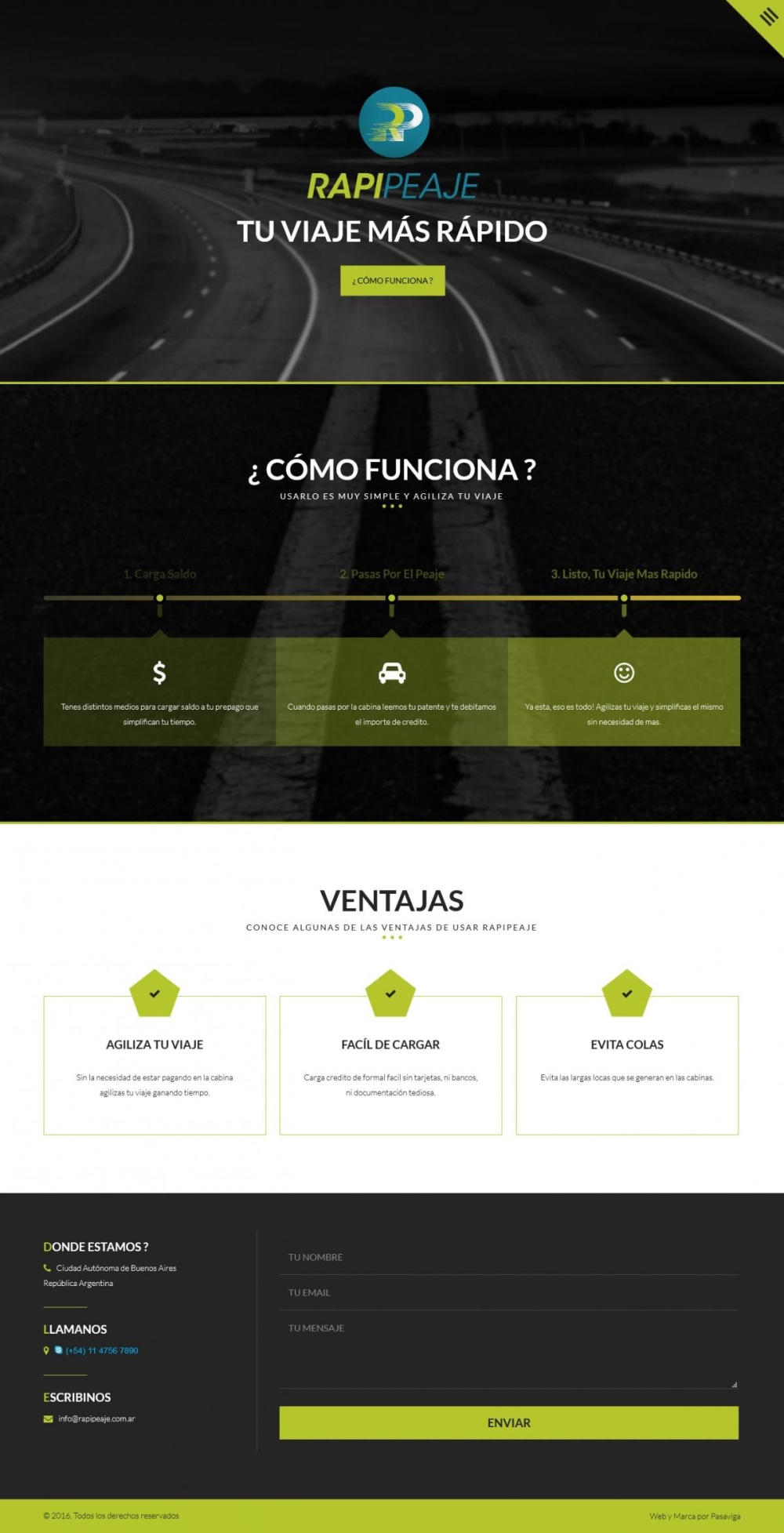 Diseño de Página Web Profesional para Empresas | Pasaviga