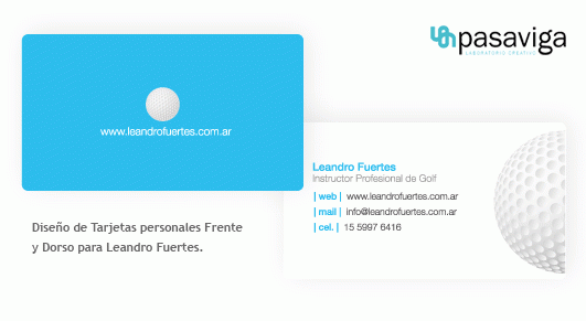 Diseño de tarjetas personales