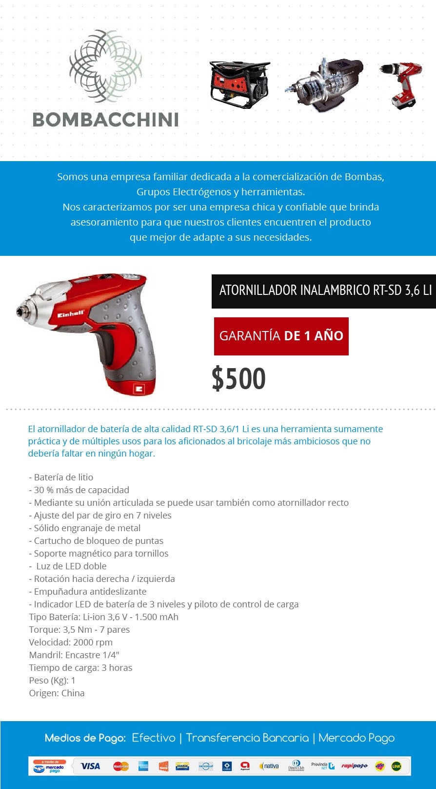 Plantilla para Mercado Libre