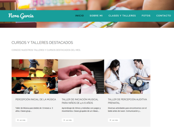 Diseño Web Musica