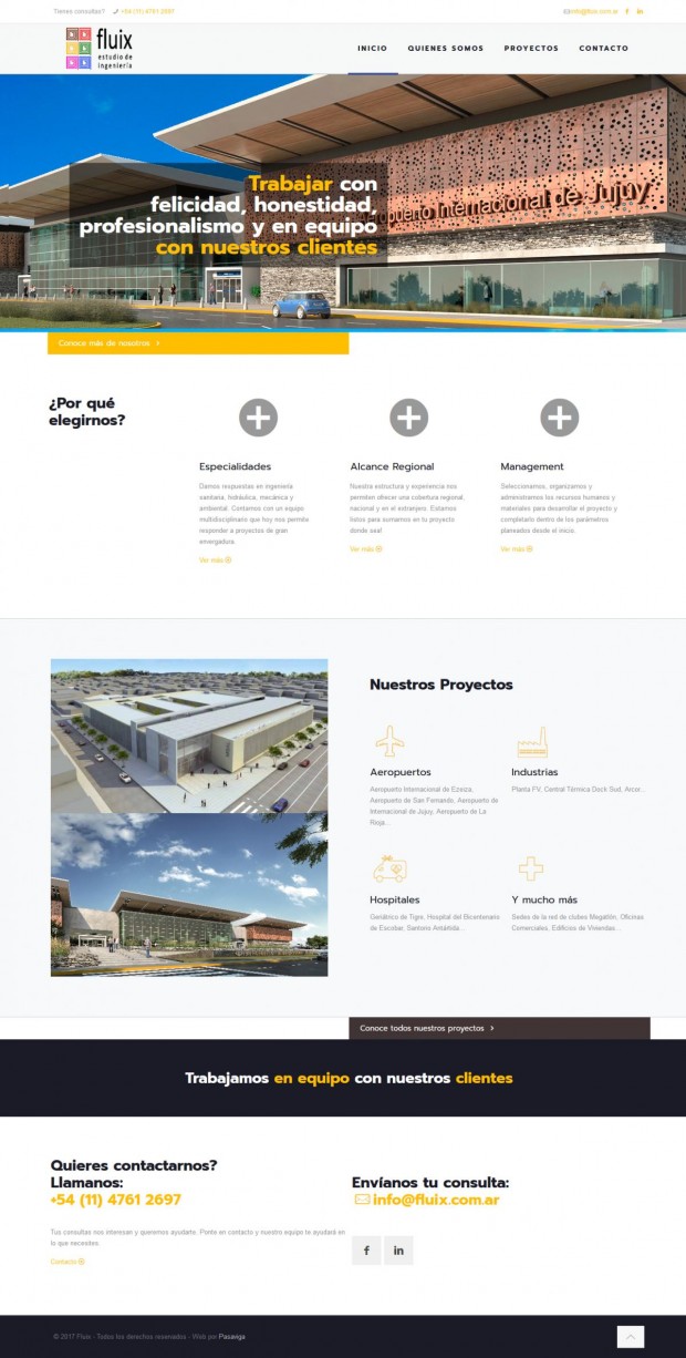 Diseño Web para Estudio de Ingenieria