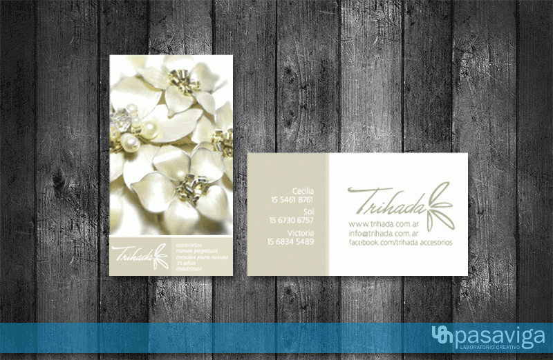 Tarjetas personales Trihada Accesorios