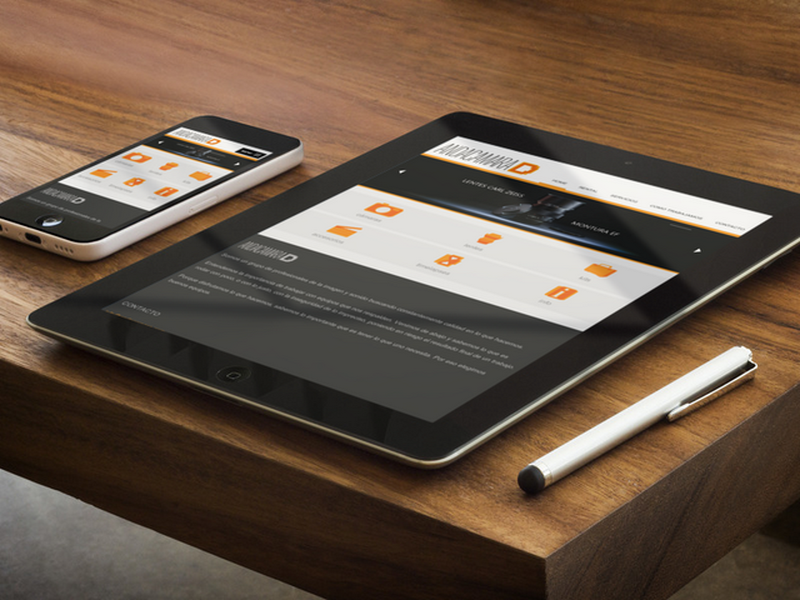 Diseño Web Adaptable de Andacamara