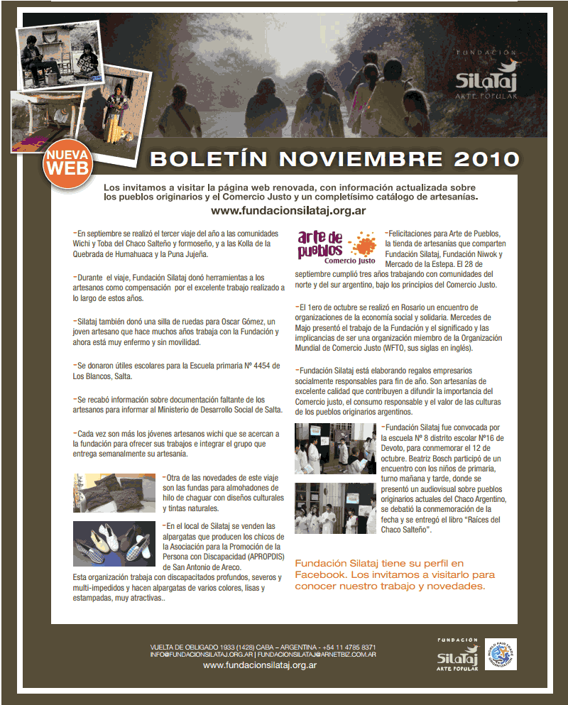 Newsletter Silataj Noviembre