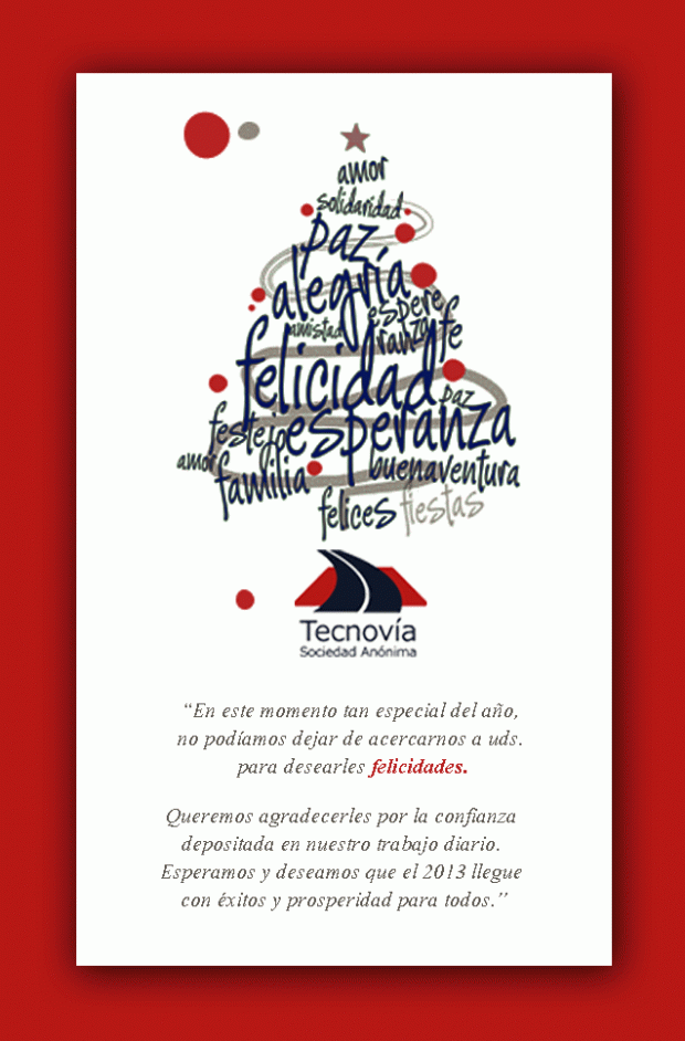 Tecnovia - Postal Navideña