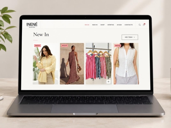 Rediseño web de Inene - Indumentaria Femenina