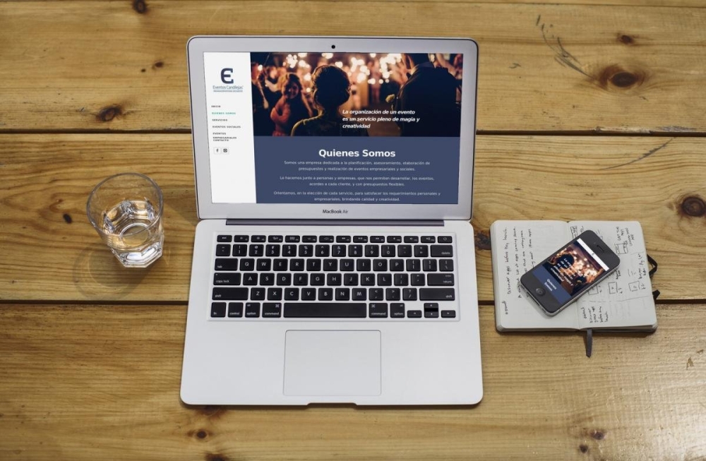 Diseño Web para Empresa de Eventos