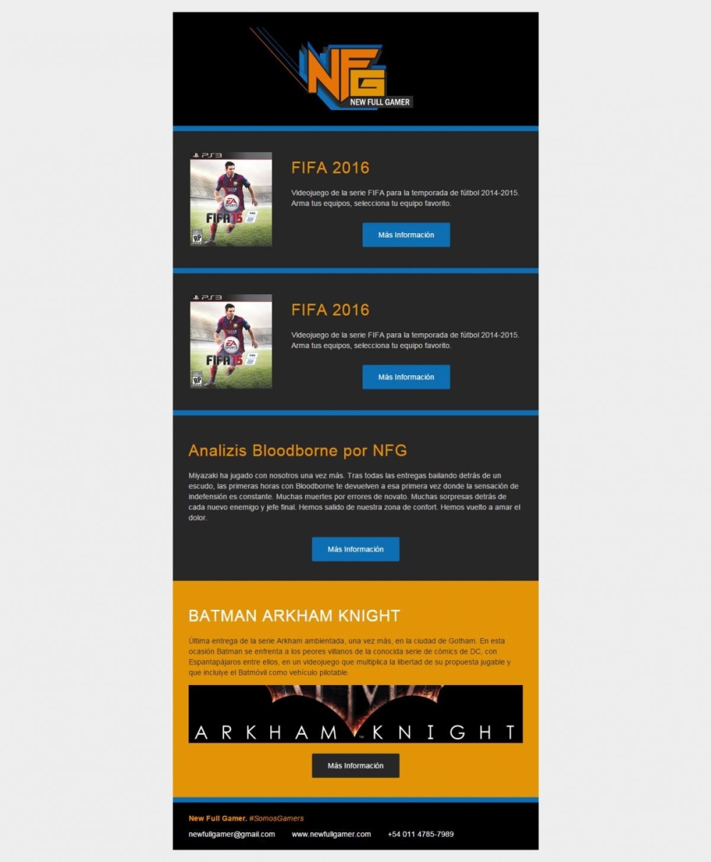 Diseño de Newsletter en HTML
